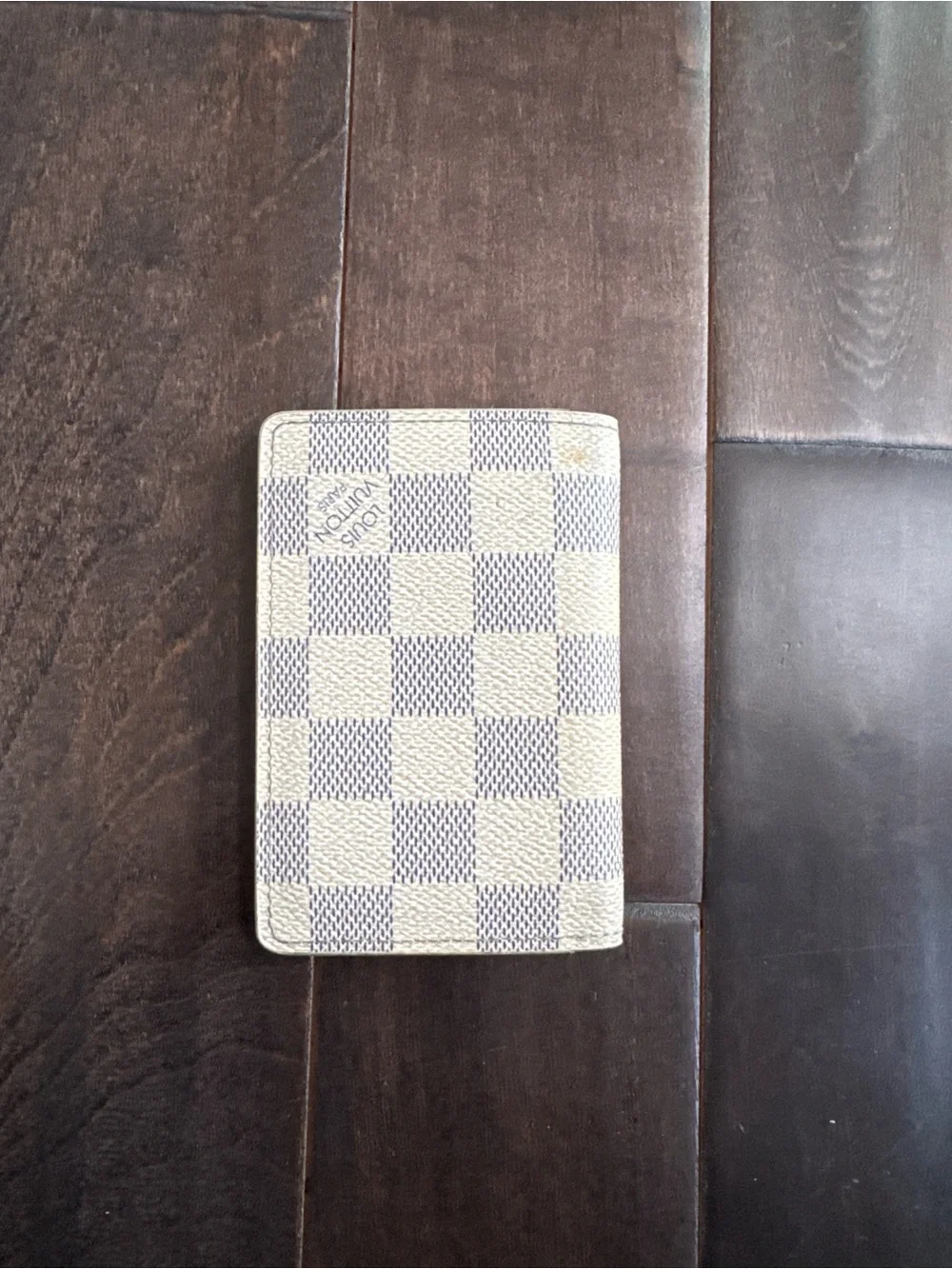 Louis Vuitton Damier Azur Passport Holder Card Wallet - Picture 1 of 12